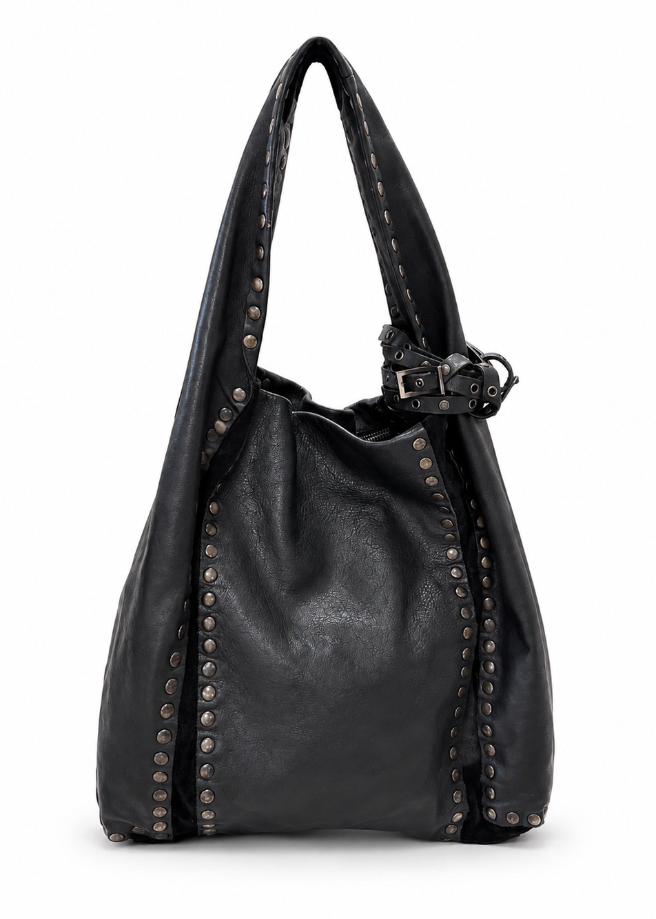 Jimmy Choo Saba Studded Leather Hobo Bag